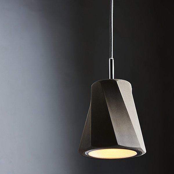 small grey pendant light