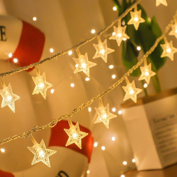 twinkle gold string lights