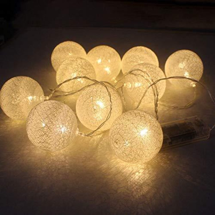 led ball string lights