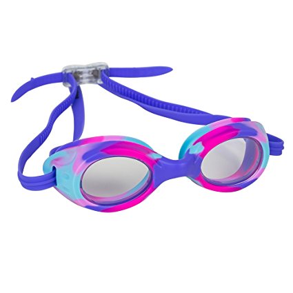 Details about   Anti-Fog Kids Silicone Swimming Goggles Charcoal Gray Adjustable Size 