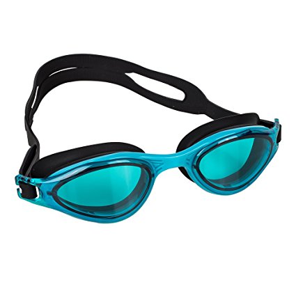 Silicone Swimming Goggles Anti-fog Swimming Glasses With Earplug for Men Wo JF 