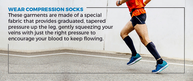 wear compression socks graphic
