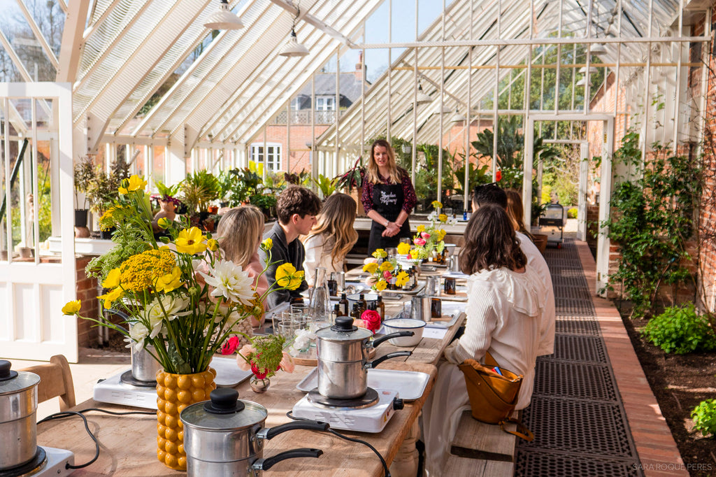 H&M Conscious Exclusive Press Day Greenhouse Candle Workshop