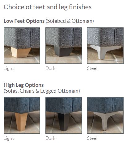 Poppy Compact Suite - Leg Options