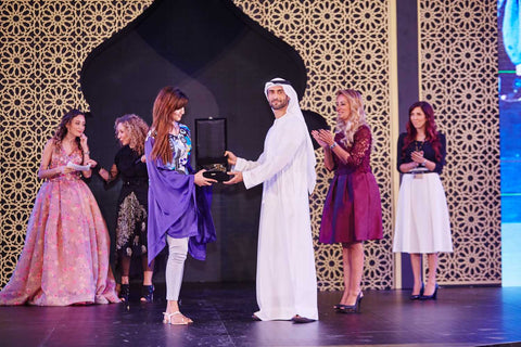 Receiving Finalist award - Yas, Abudhabi 