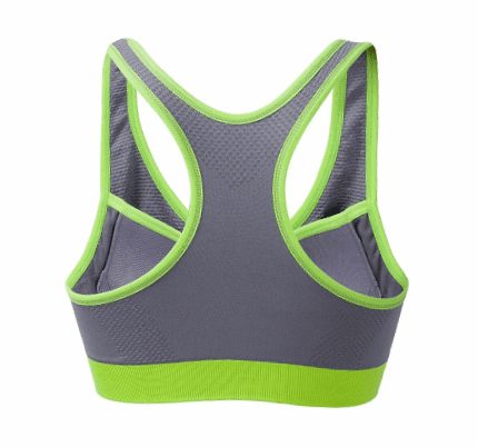 hanes zip front sports bra