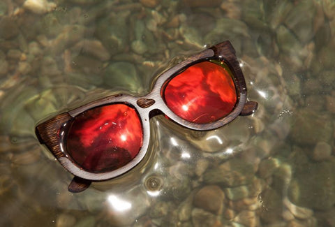 Bamboo Glasses Floating