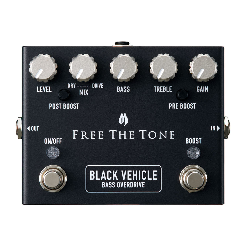 Free The Tone BV-1V Black Vehicle Bass Overdrive | Vision Guitar