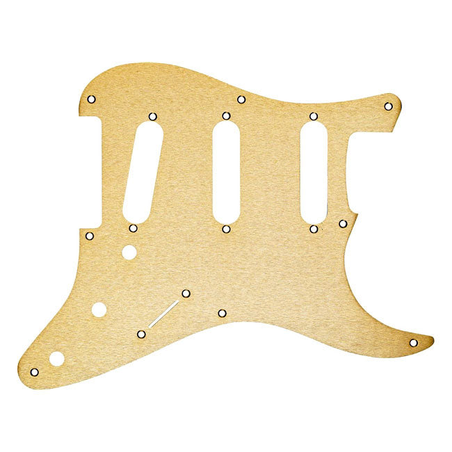 worn anodized pickguard