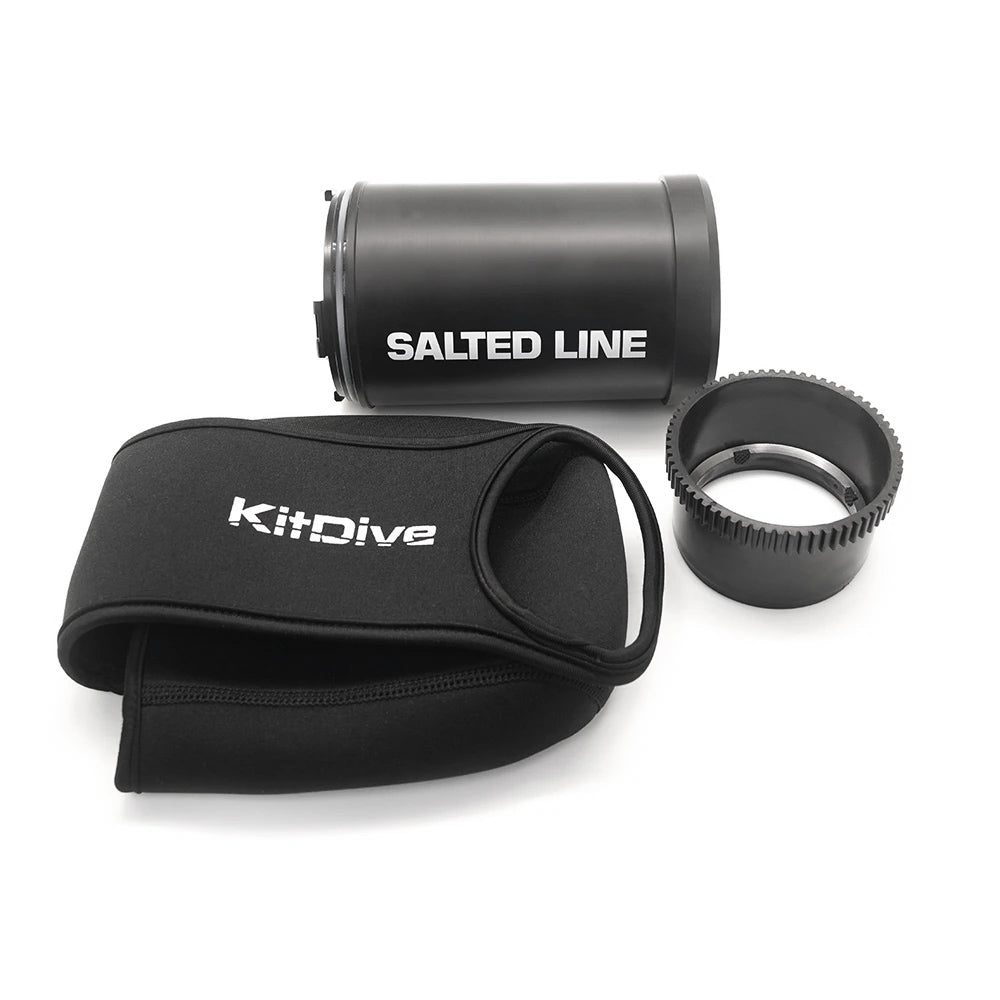 SeaFrogs 60M/195FT Waterproof housing for Sony A6xxx series Salted Line with 55-210mm lens port / GEN 3