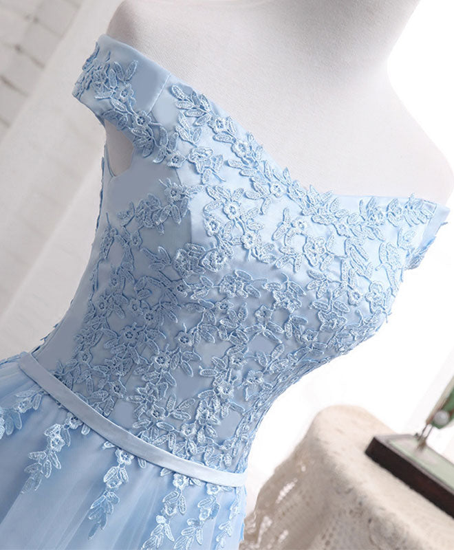 sky blue gown dress