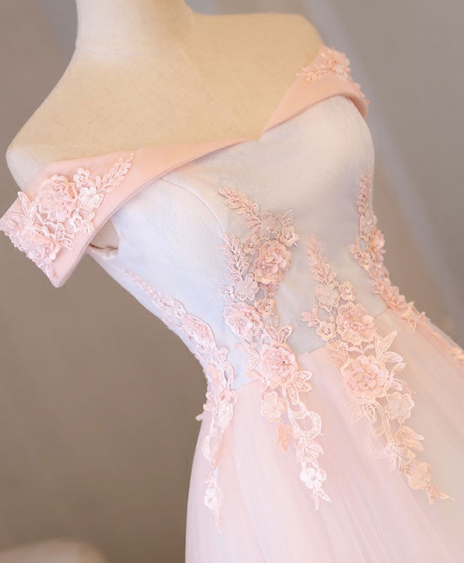 light pink gown