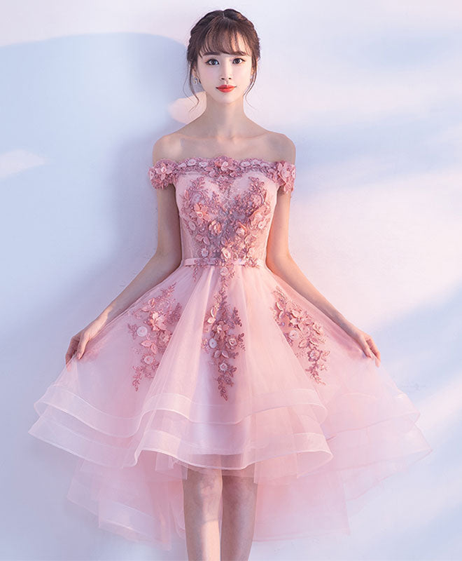 pink party gown