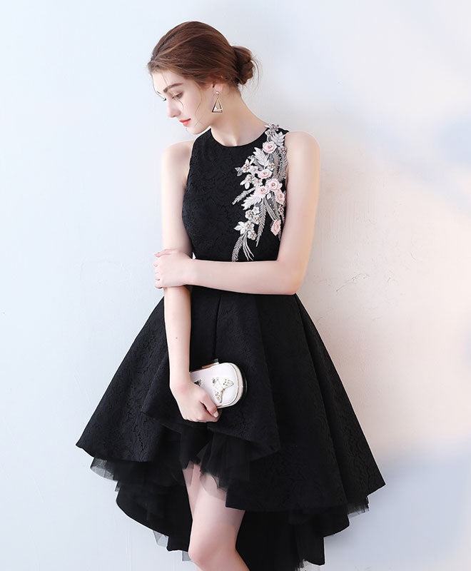 Unique Gray Tulle Lace Short Prom Dress Gray Evening Dress Shopluu