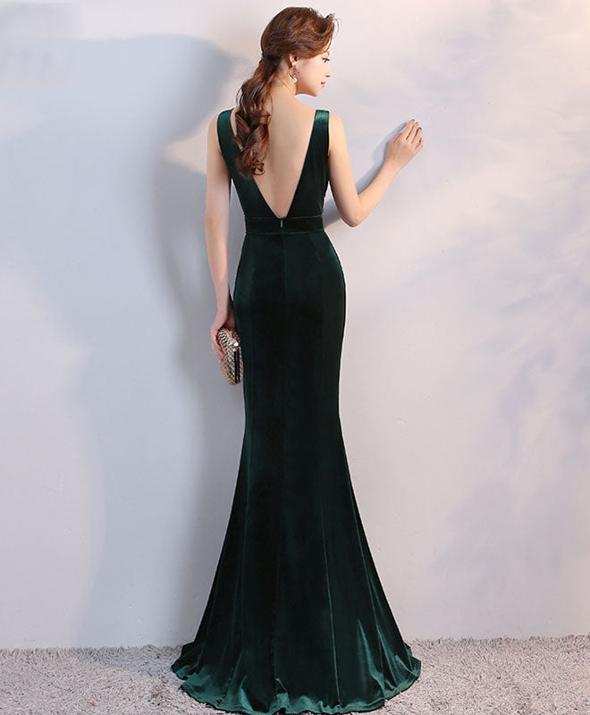 velvet long gown