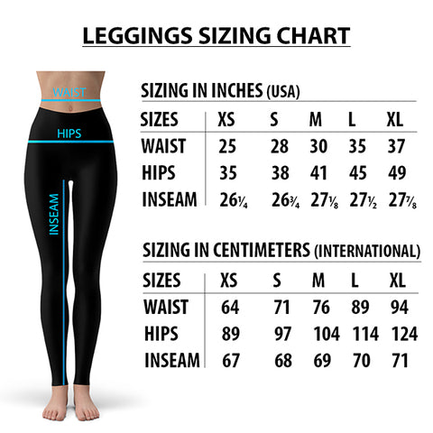 Women's Legging Sizing Guide