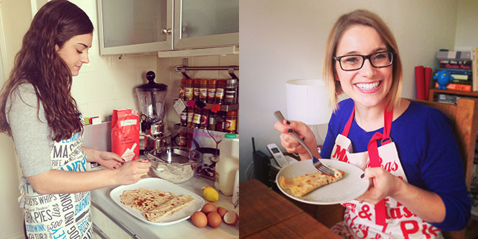 Making-pancakes-in-Victoria-Eggs-Aprons