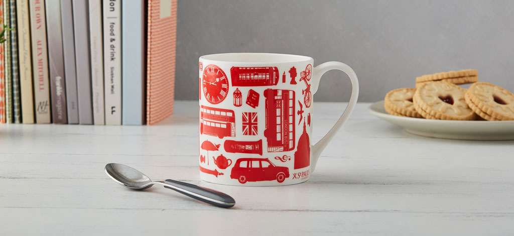 St Paul's Cathedral mug by Victoria Eggs