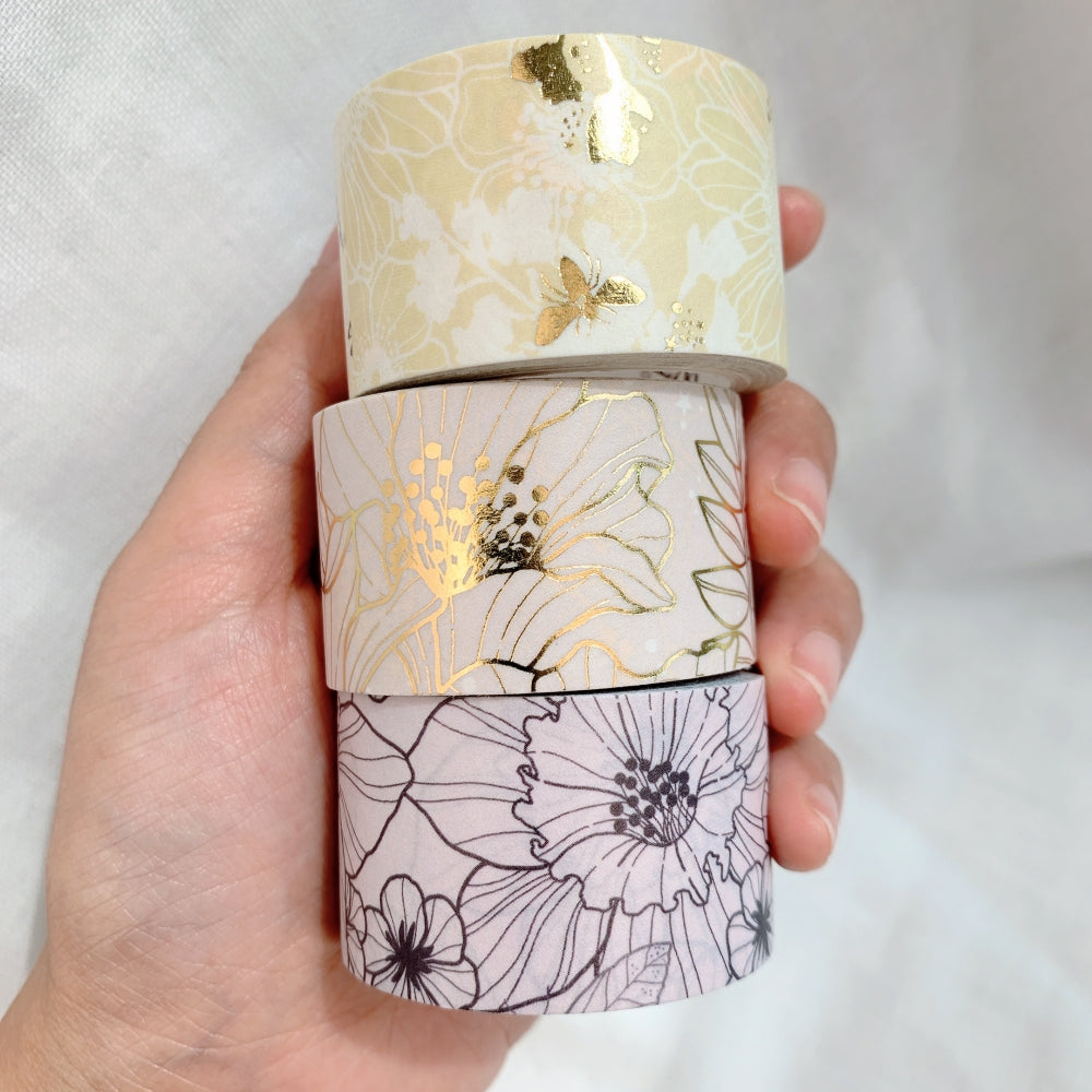 Flower Corridor Wide Washi / Pet Tape