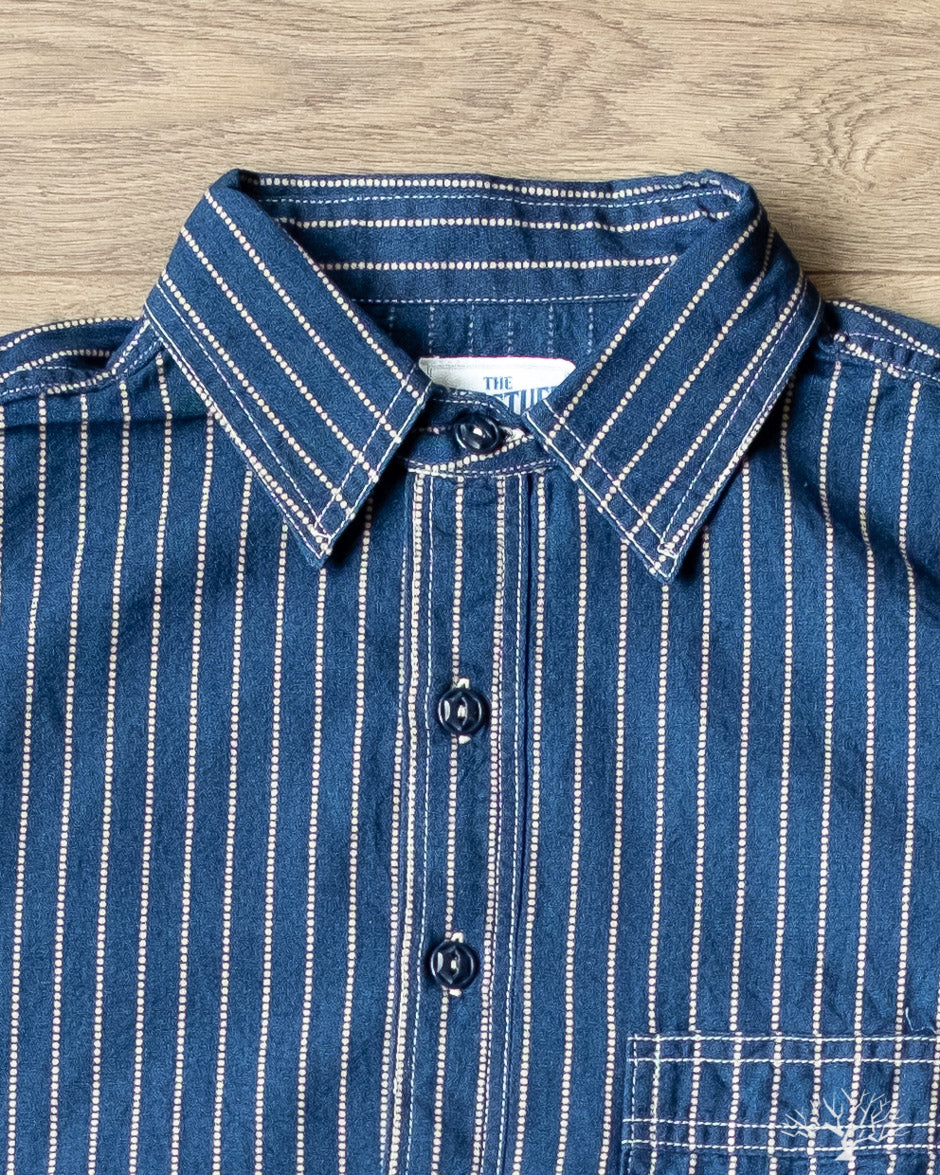 ふるさと割】【ふるさと割】RRL Wabash Stripe Pullover Shirt Tシャツ