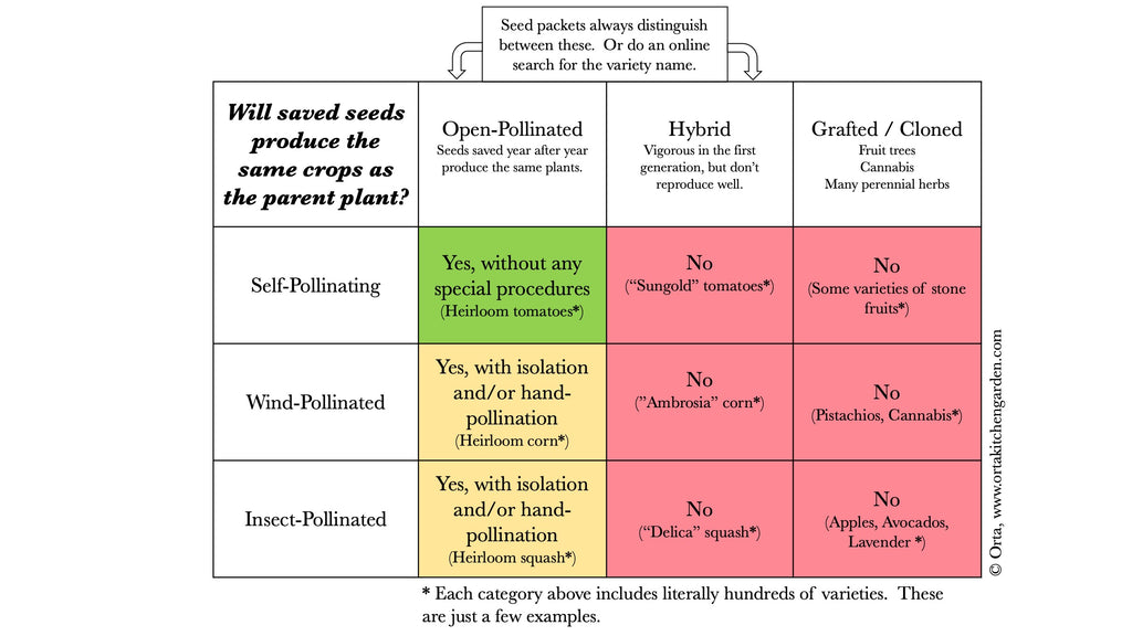 should you save seed chart