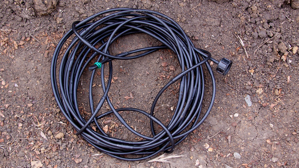 DIY soaker hose drip line