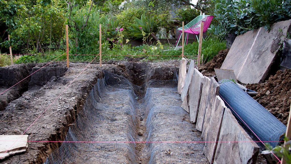 drainage trench