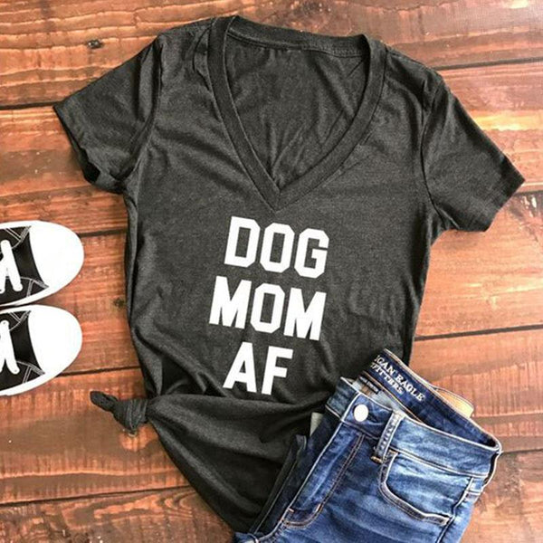 dog mom af shirt