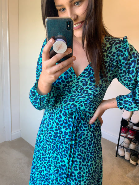 dancing leopard jagger maxi dress