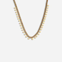 Starburst Curb Chain Necklace