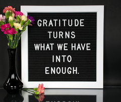 Gratitude quote, inspirational quote