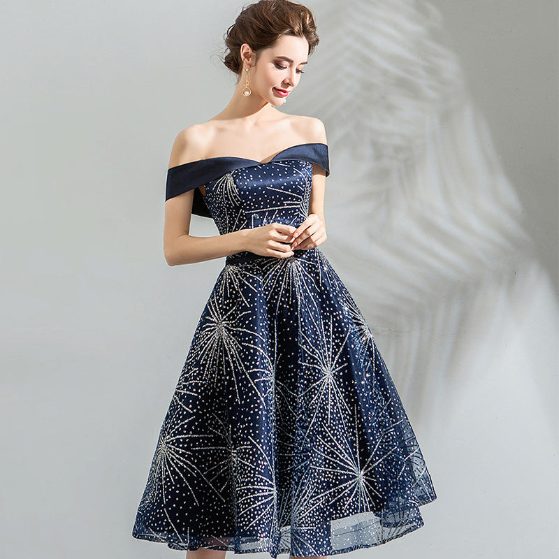 starry night prom gown