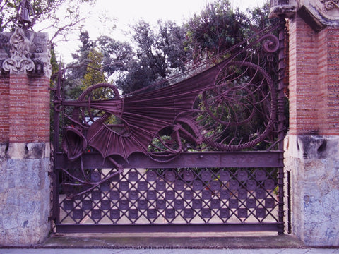 Dragon Gate at Parc Güell by Gaudi