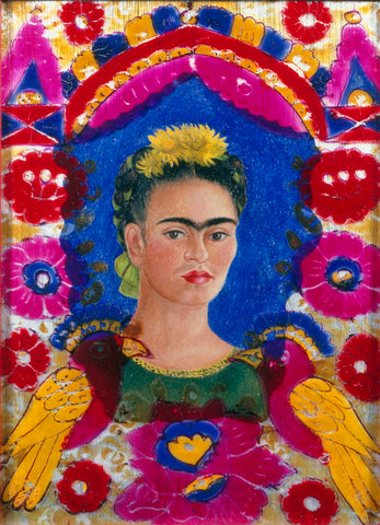 "The Frame", self portrait by Frida Kahlo