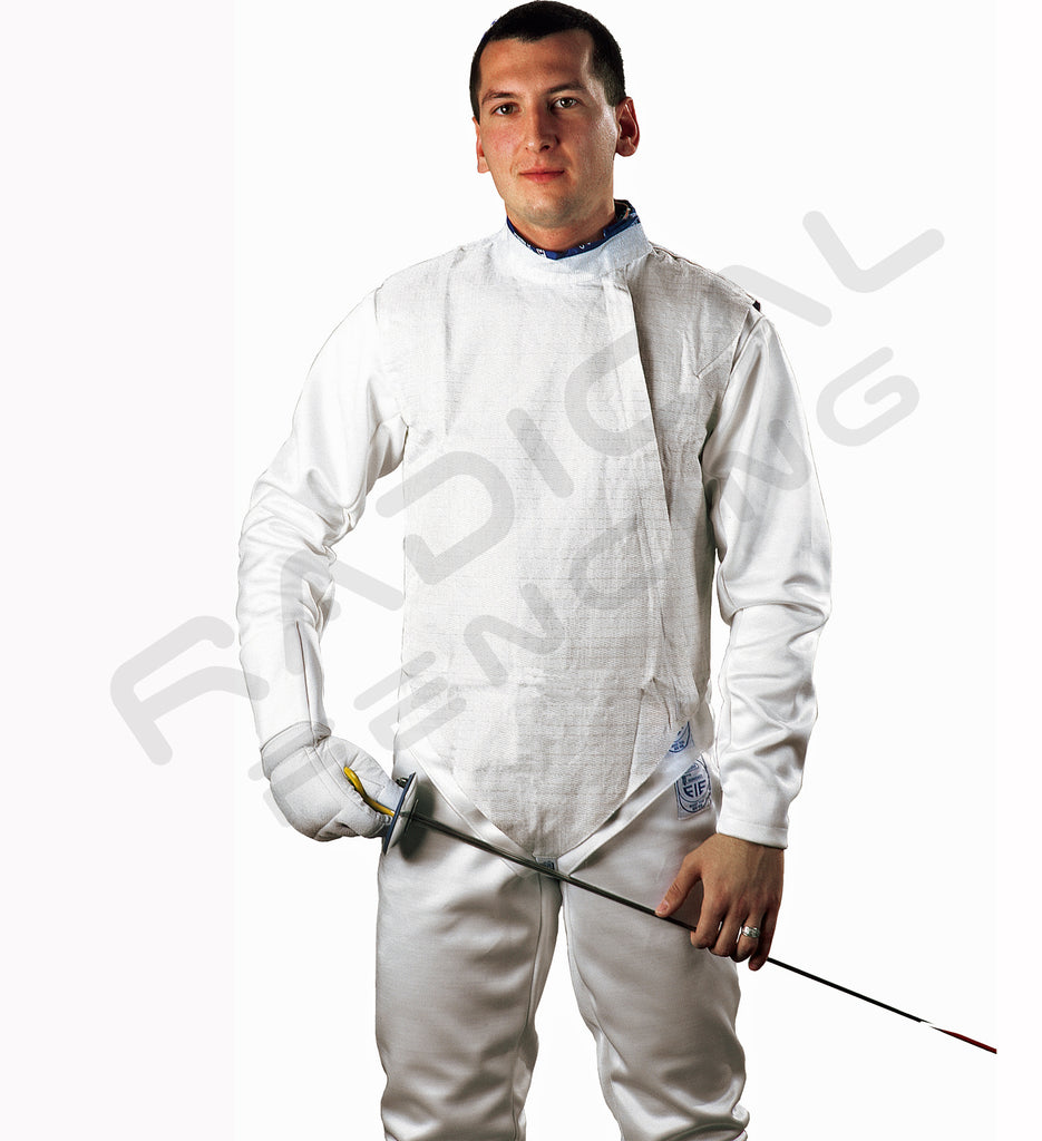 ThreeWOT Fencing Foil Lame,INOX Electric Jacket Foil Front-Zip 