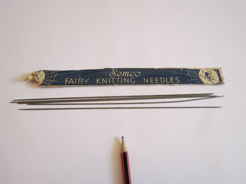 vintage super fine fairy knitting needles for lace making