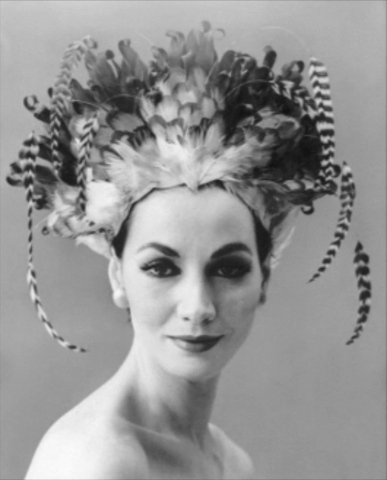 bill cunningham william j hat 1950s feathers