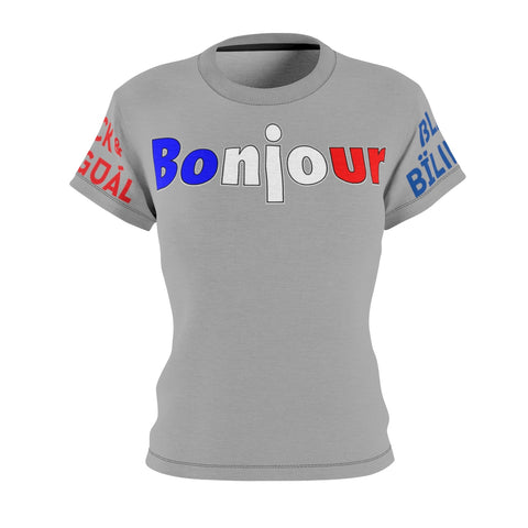 Bonjour! Women's Greetings Collection Tee