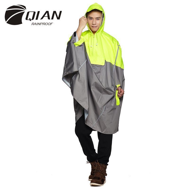 Lijken amateur Tether Qian Rainproof Impermeable Able Rain Poncho Backpack Reflective Tape D –  Bargain Bait Box