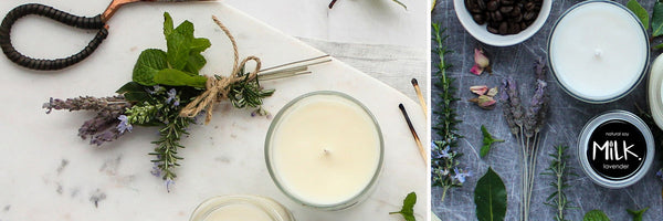lavender candles