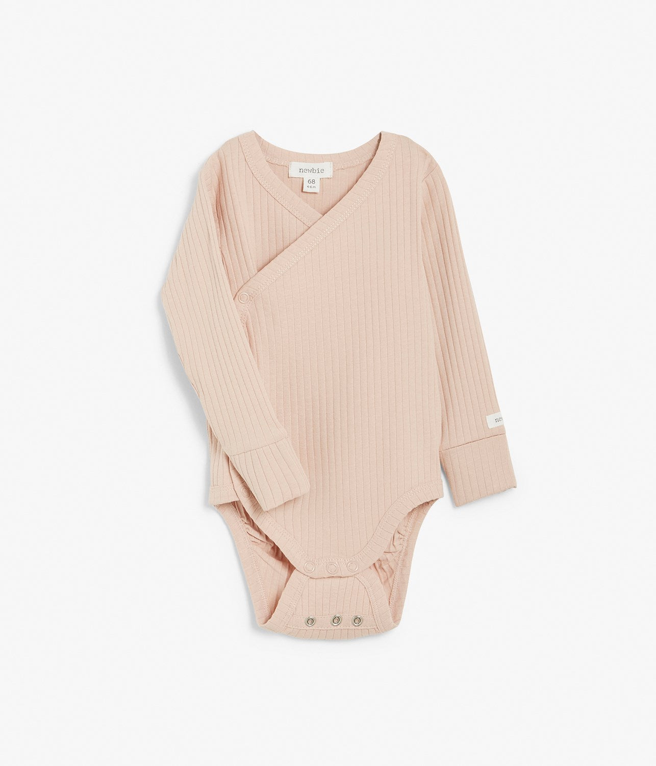 baby pink ribbed dress