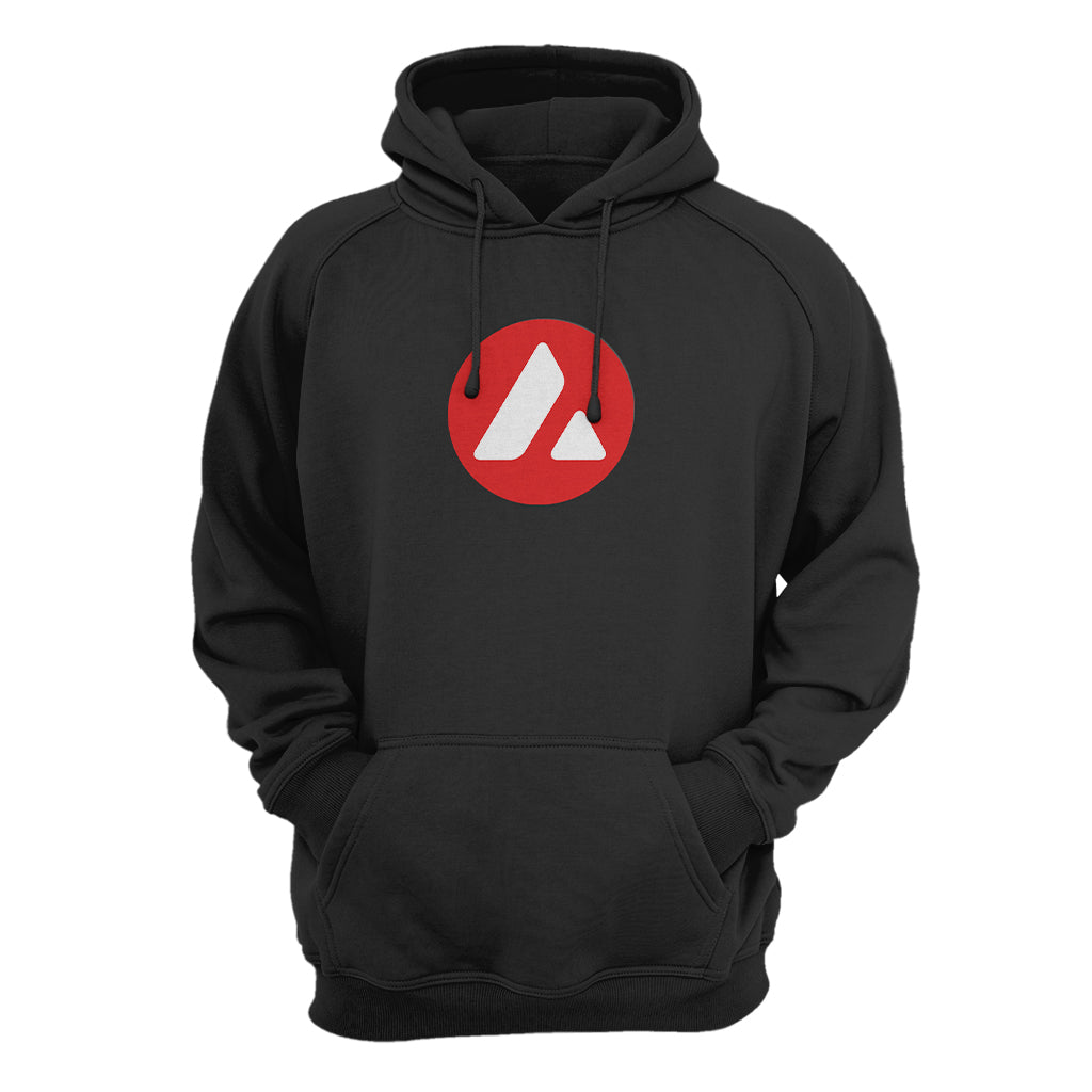 Avalanche (AVAX) Cryptocurrency Symbol Hooded Sweatshirt ...