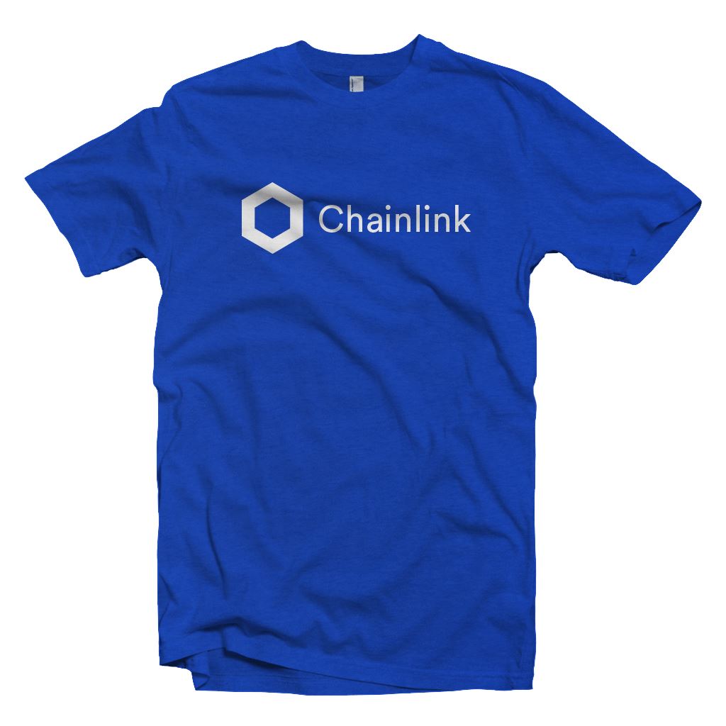 Chainlink LINK Cryptocurrency Logo T-shirt – Crypto Wardrobe