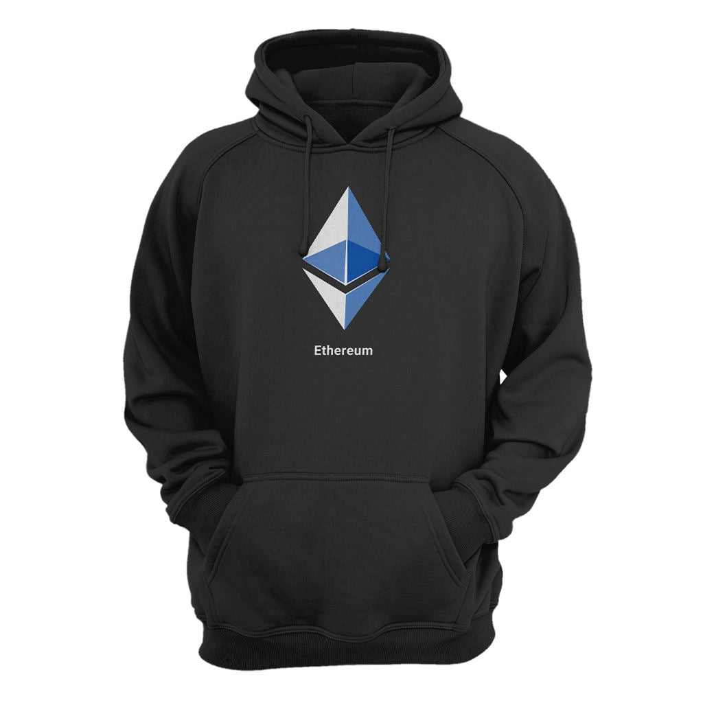 Blue Ethereum Logo Crypto Hoodie – Crypto Wardrobe