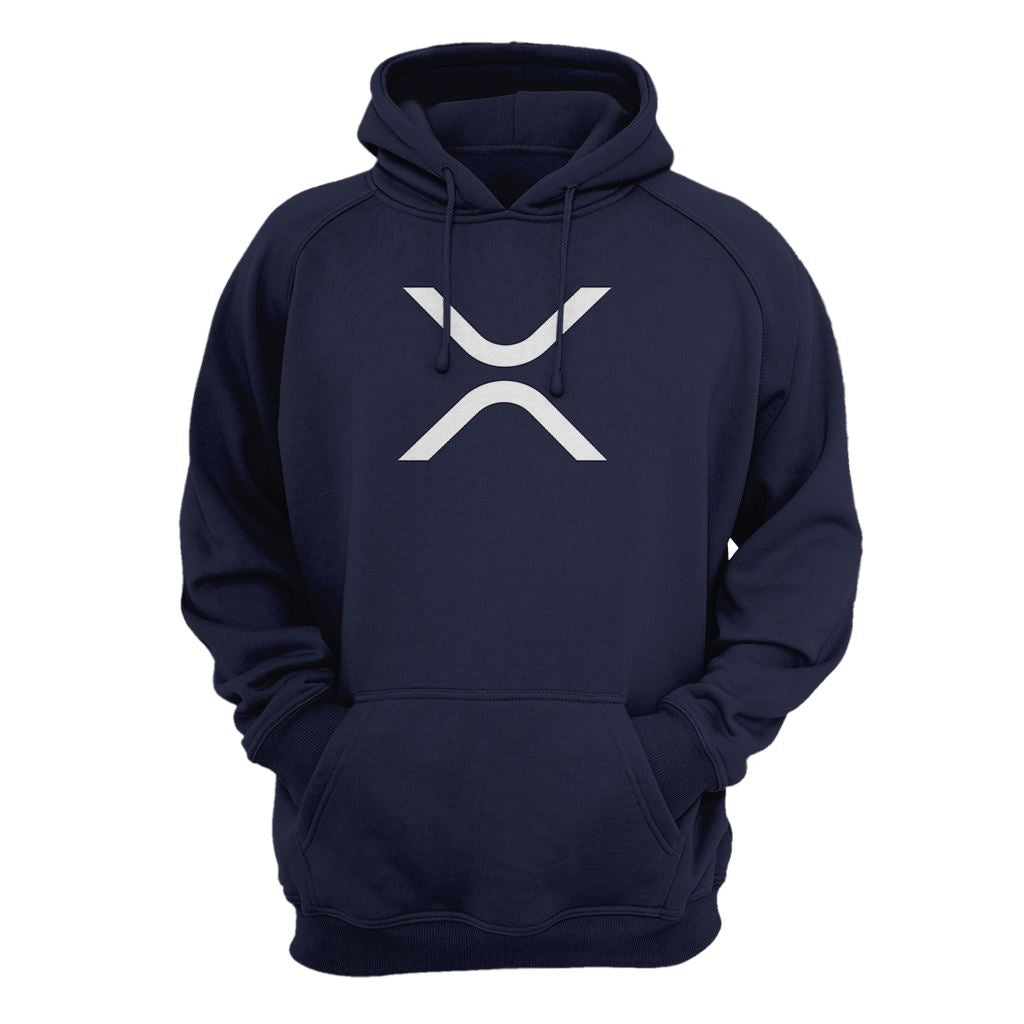 XRP (Ripple) Cryptocurrency Symbol Hoodie – Crypto Wardrobe