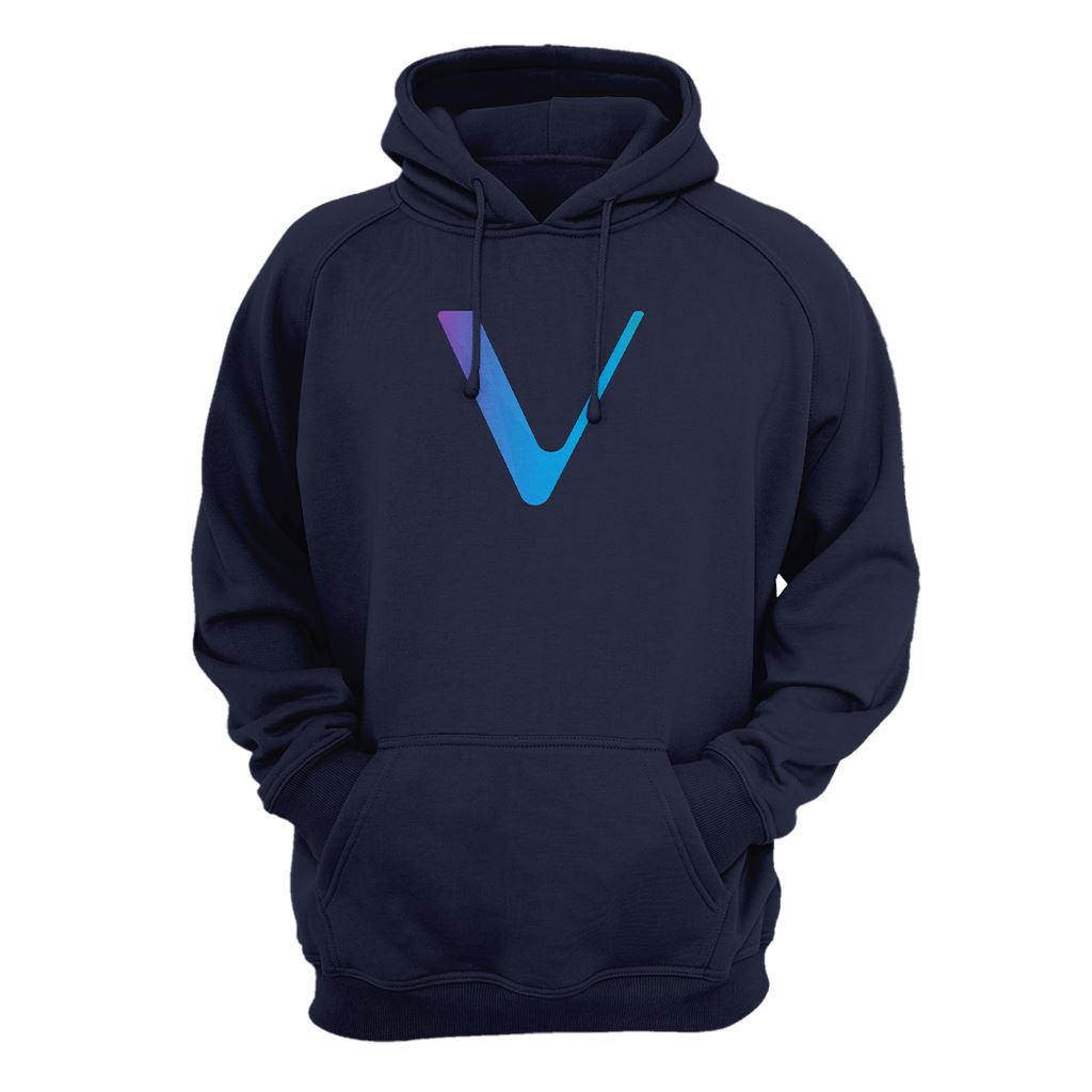 Vechain VET Crypto Logo Symbol Hoodie – Crypto Wardrobe