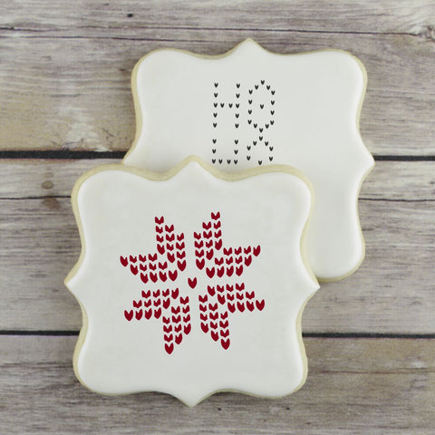 Scandinavian Sweater Cookie Stencil