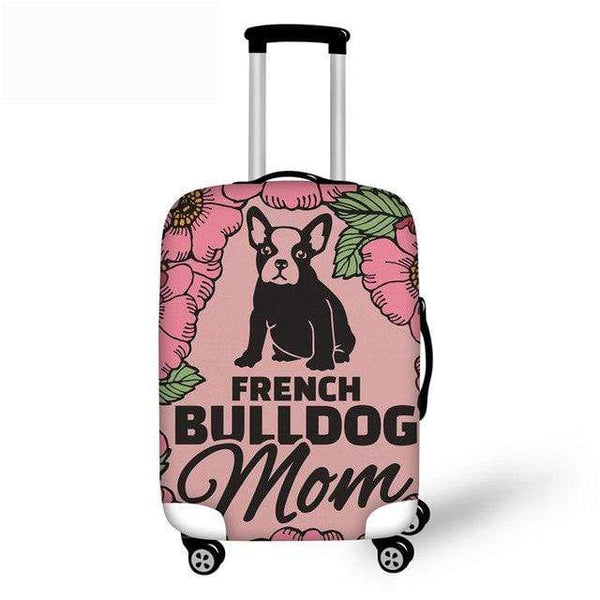 Baggage Covers British Bulldog Brown Facing You Washable Protective Case