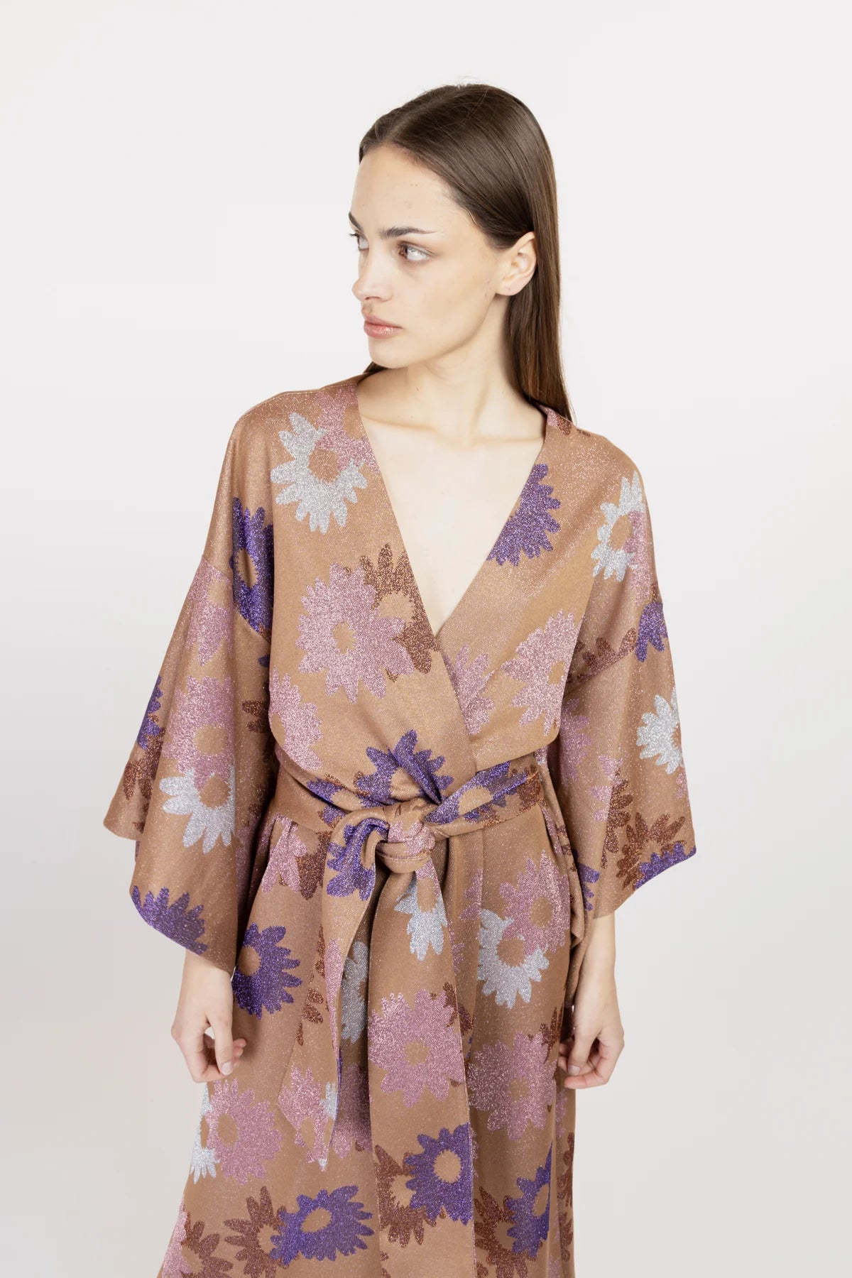 Kimono fiore rosa