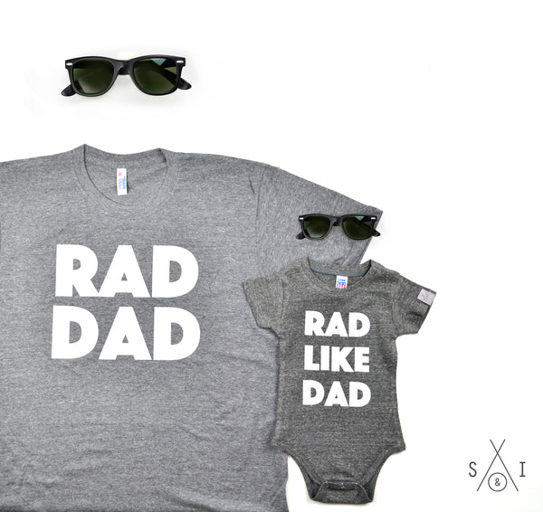 rad like dad onesie